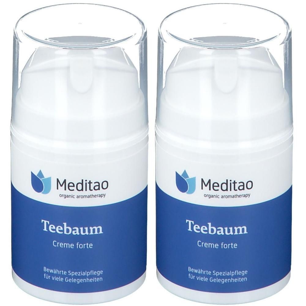 Meditao Teebaumcreme forte 2x 2x50 ml Creme