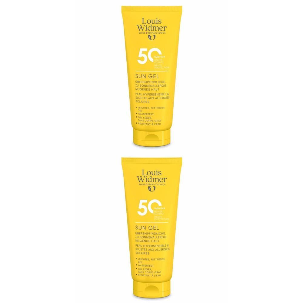 Widmer Sun Gel 50 l.P. 2x 2x100 ml