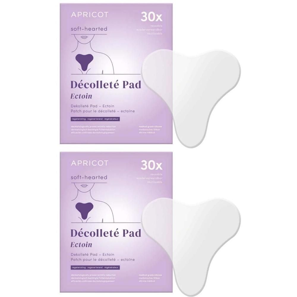 Apricot Decollete Pad Ectoin soft-hearted 2x 2x1 St