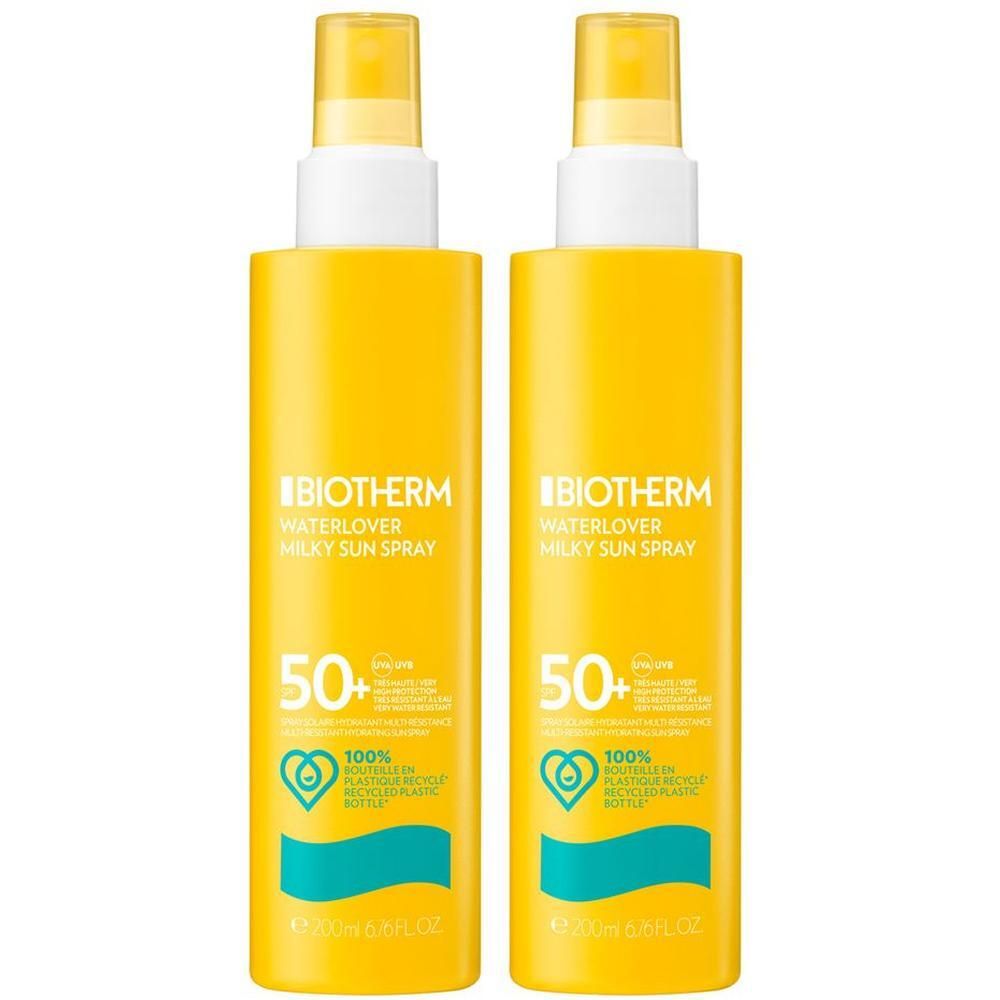 Biotherm Waterlover Sonnenspray LSF 50 2x 2x200 ml Spray