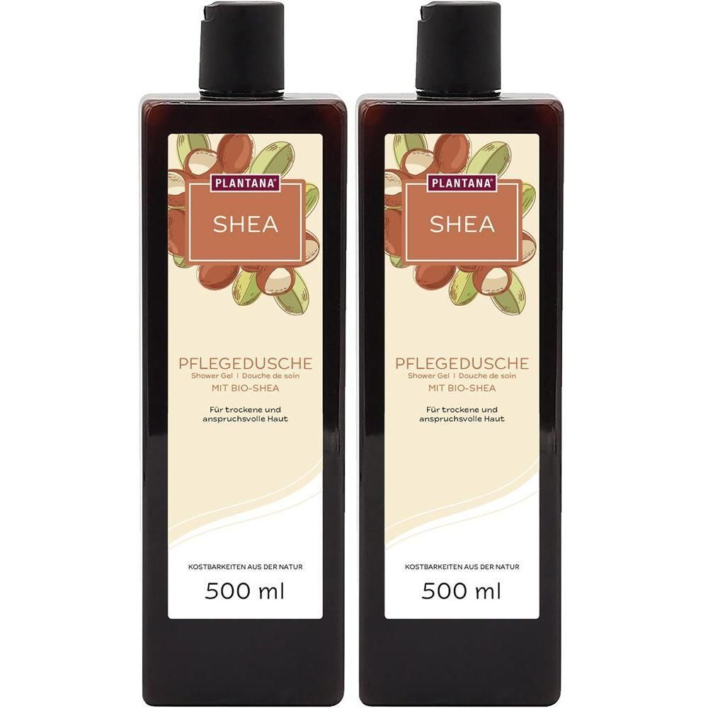 Plantana Shea Pflege Duschbad m.Bio-Shea 2x 2x500 ml Duschgel