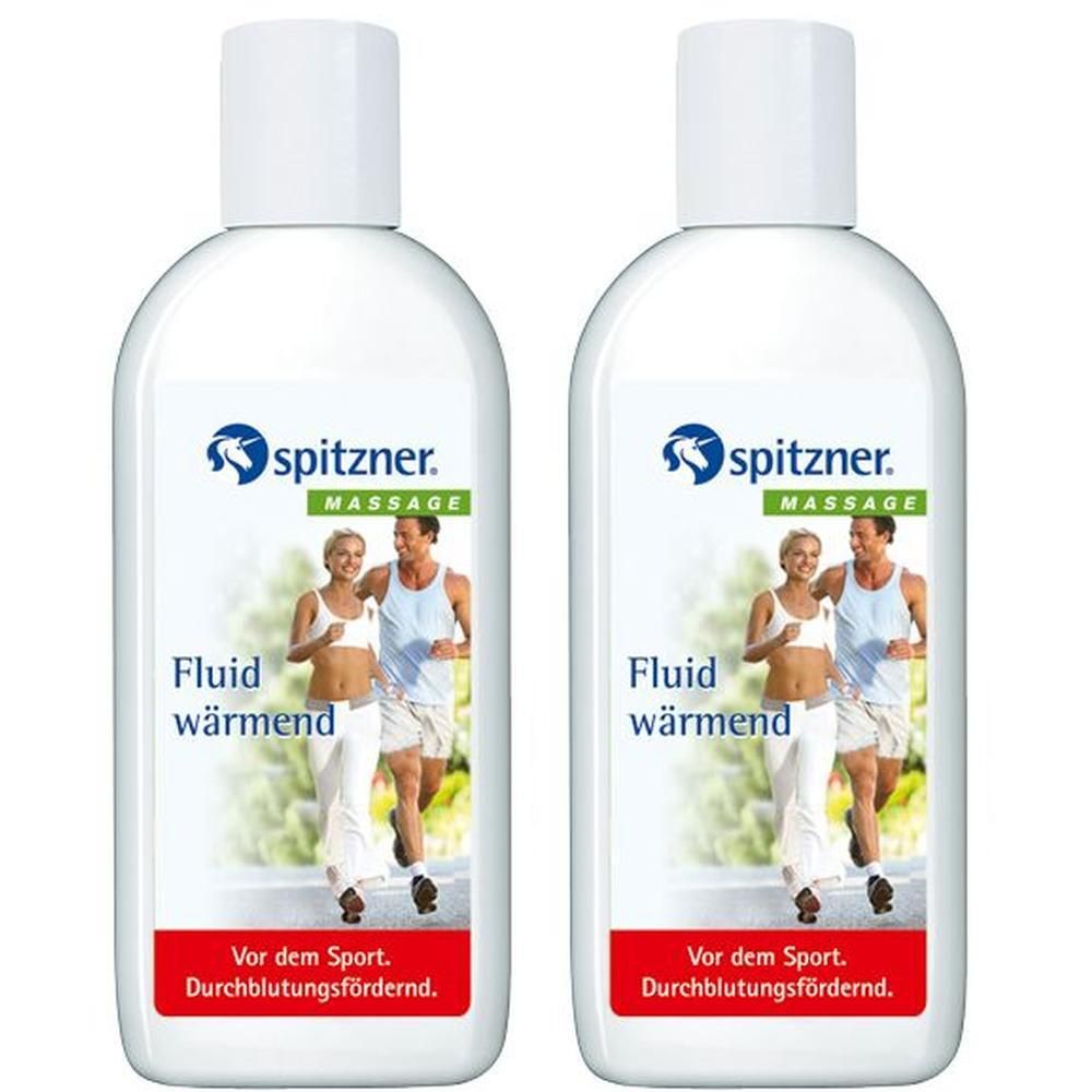 Spitzner Massage Fluid wärmend 2x 2x200 ml Einreibung