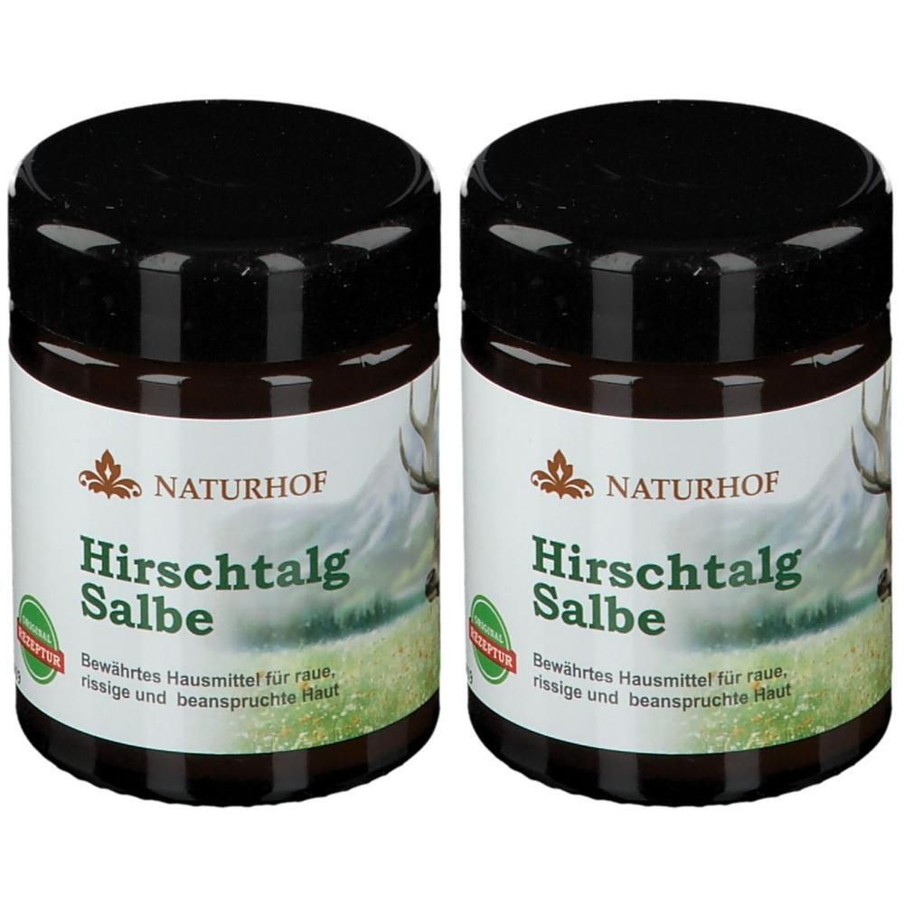Hirschtalg Salbe Naturhof 2x 2x100 ml