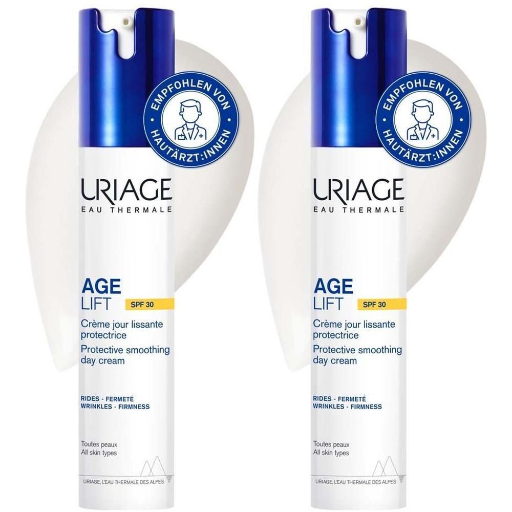 Uriage Age Lift LSF 30 schützende glättende Creme 2x 2x40 ml