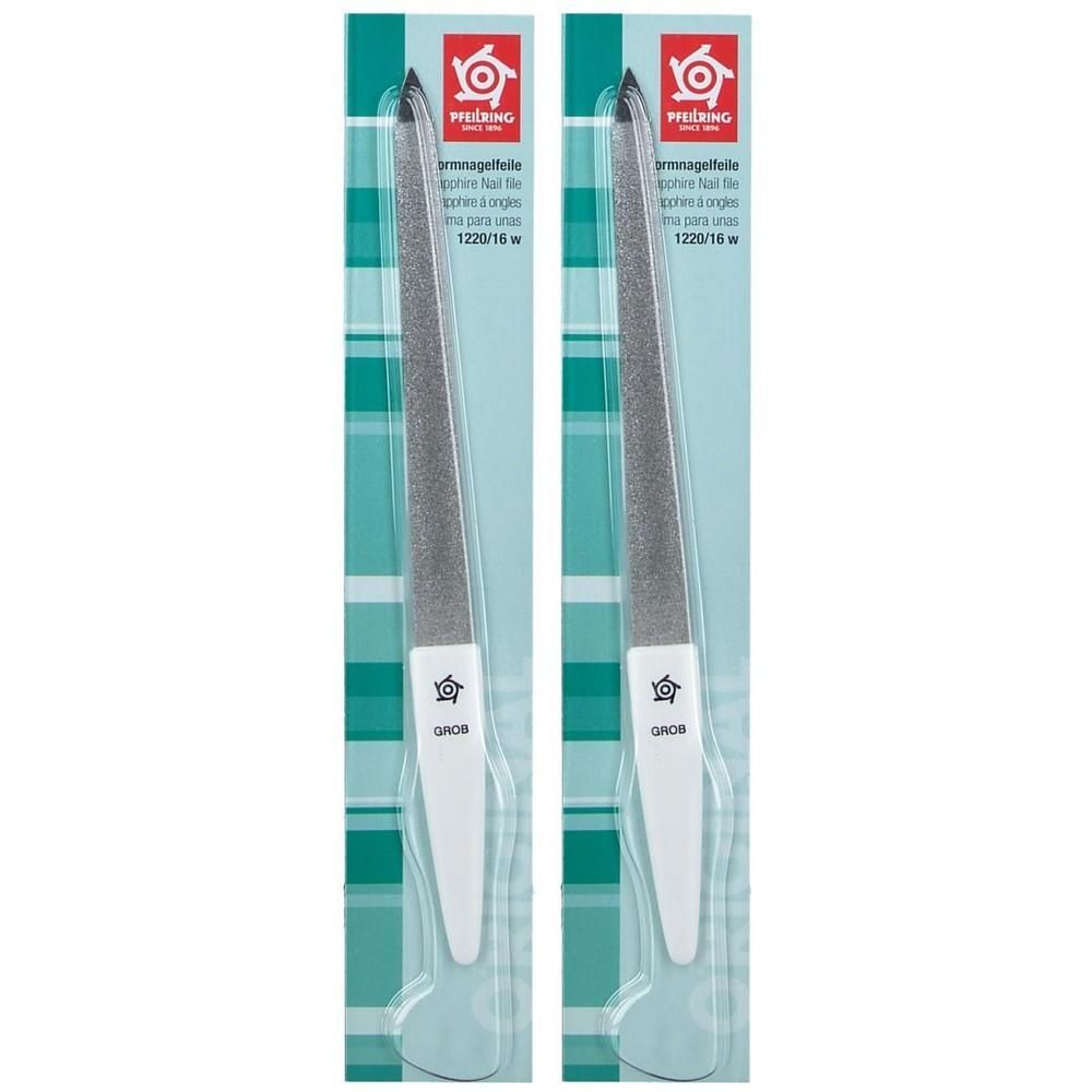 Saphir Formnagelfeile 16 cm weiß 2x 2x1 St