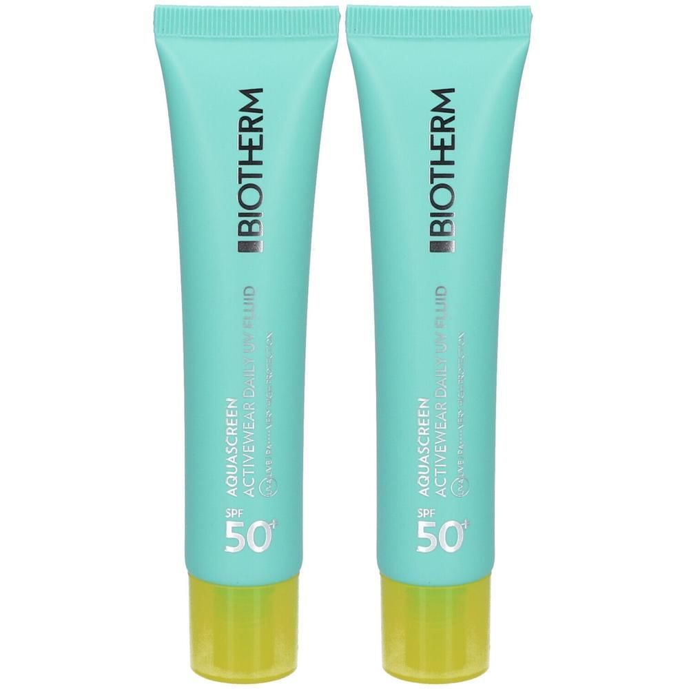 Biotherm Aquascreen Daily UV Fluid LSF 50+ 2x 2x40 ml Flüssigkeit