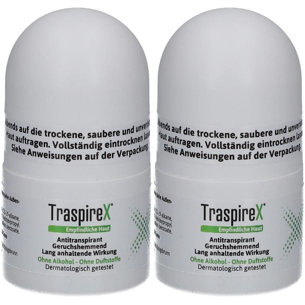 Traspirex f.empfindliche Haut Deo-Roller 2x 2x20 ml Körperpflege