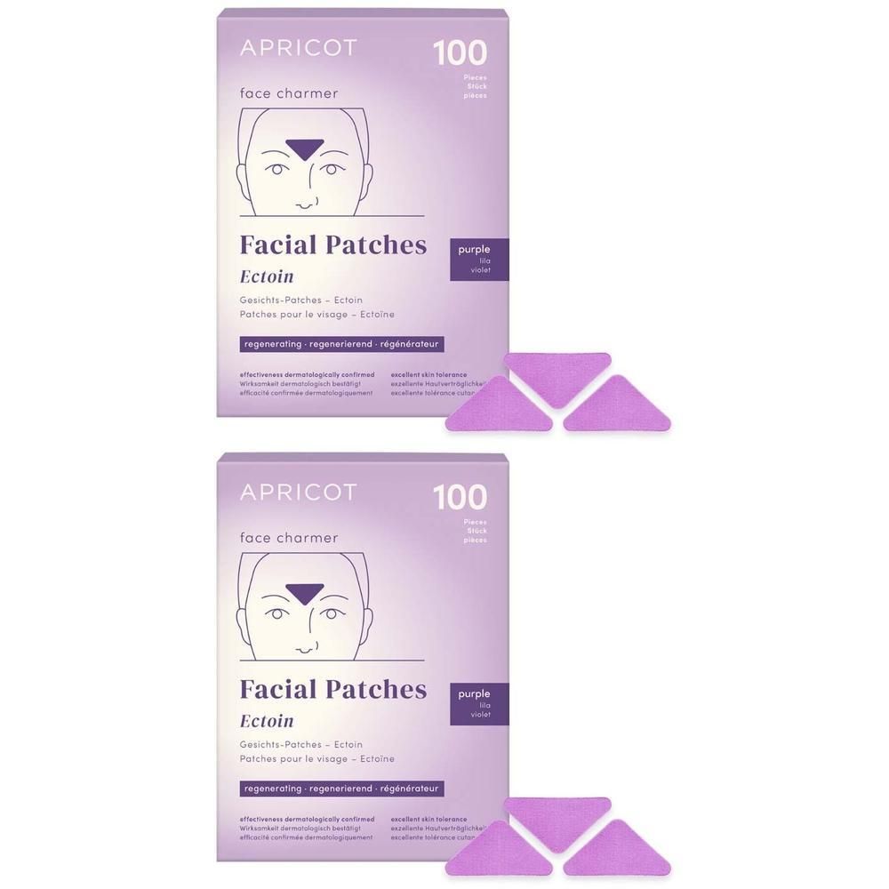 Apricot Facial Patches Ectoin face charmer 2x 2x100 St Pflaster