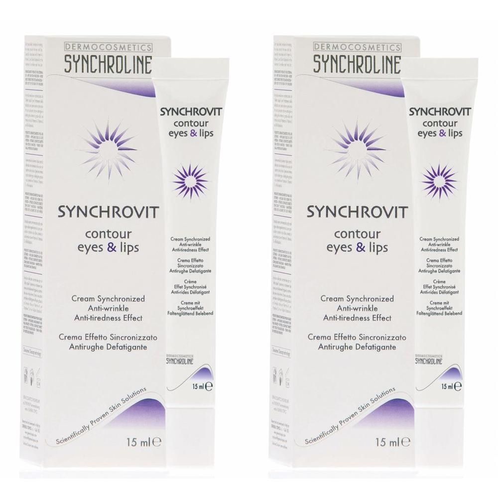 Synchroline Augenfaltencreme 2x 2x15 ml Creme