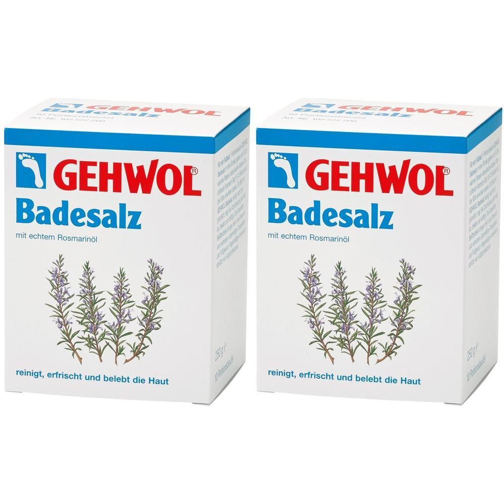 Gehwol Rosmarin Badesalz Portionsbeutel 2x 2x10x25 g Salz