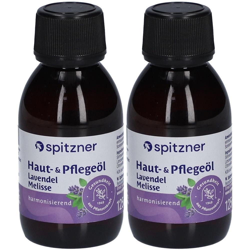 Spitzner Haut- u.Pflegeöl Lavendel-Melisse 2x 2x125 ml Öl