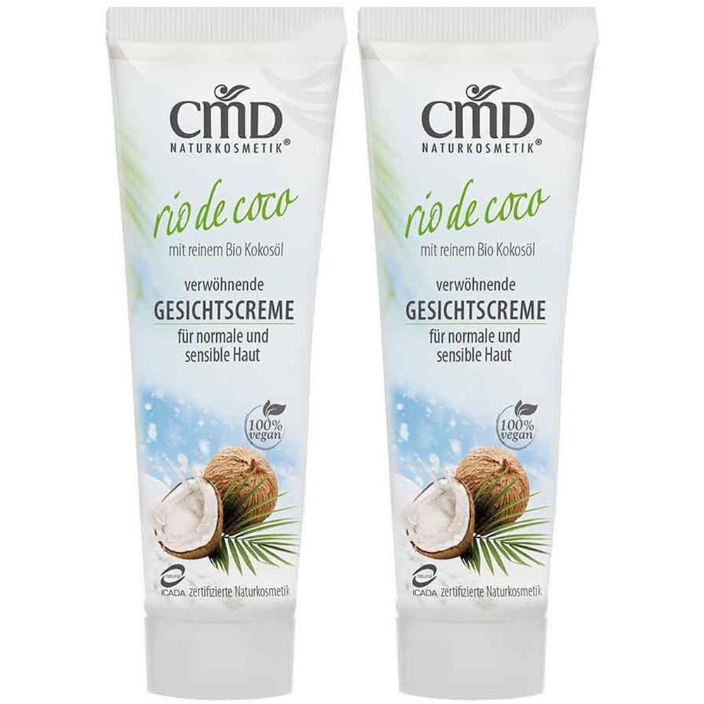 Kokosöl Gesichtscreme rio de coco CMD 2x 2x50 ml Creme