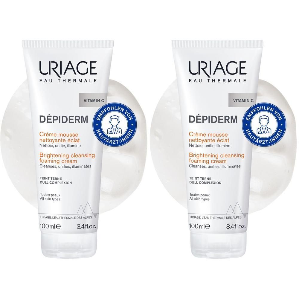 Uriage Depiderm aufhell.schäumende Reinigungscreme 2x 2x100 ml Creme