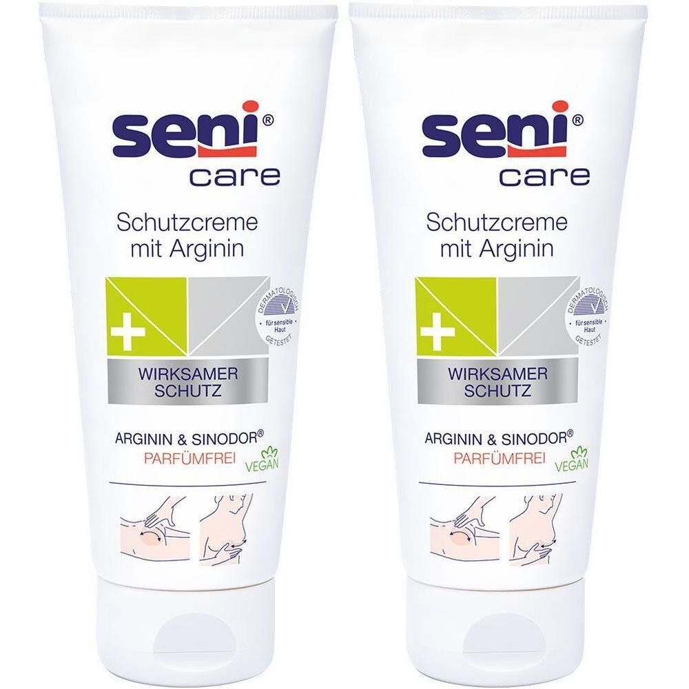 Seni care Hautschutzcreme mit Arginin parfümfrei 2x 2x200 ml Creme
