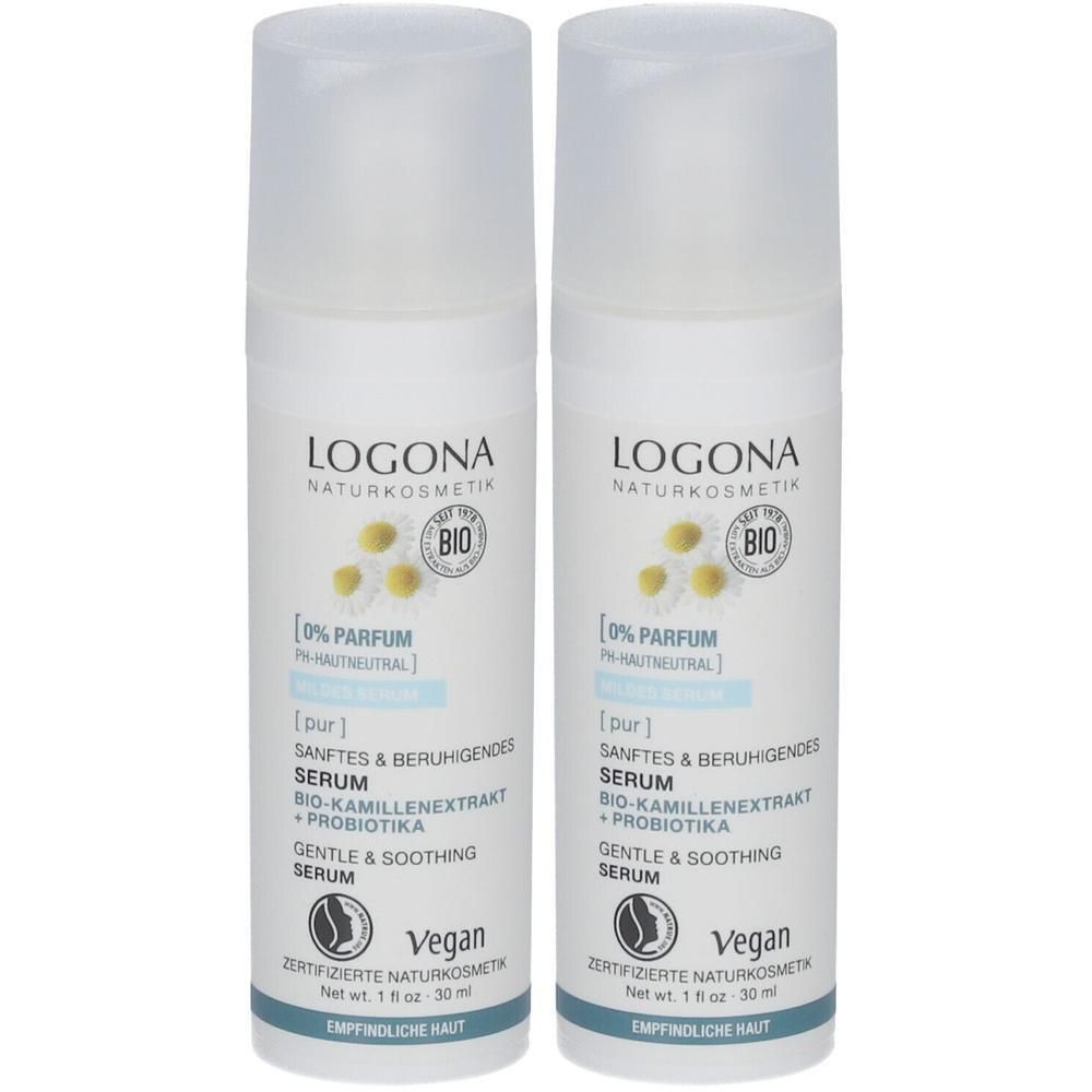 PUR Sanftes & beruhigendes Serum Bio-Kamillenextrakt + Probiotika 2x 2x30 ml