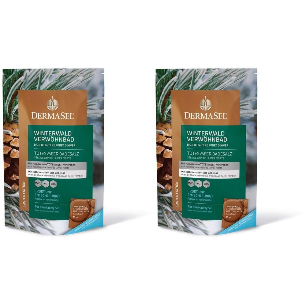 Dermasel Totes Meer Winterwald Verwöhnbad 2x 2x1 St Bad