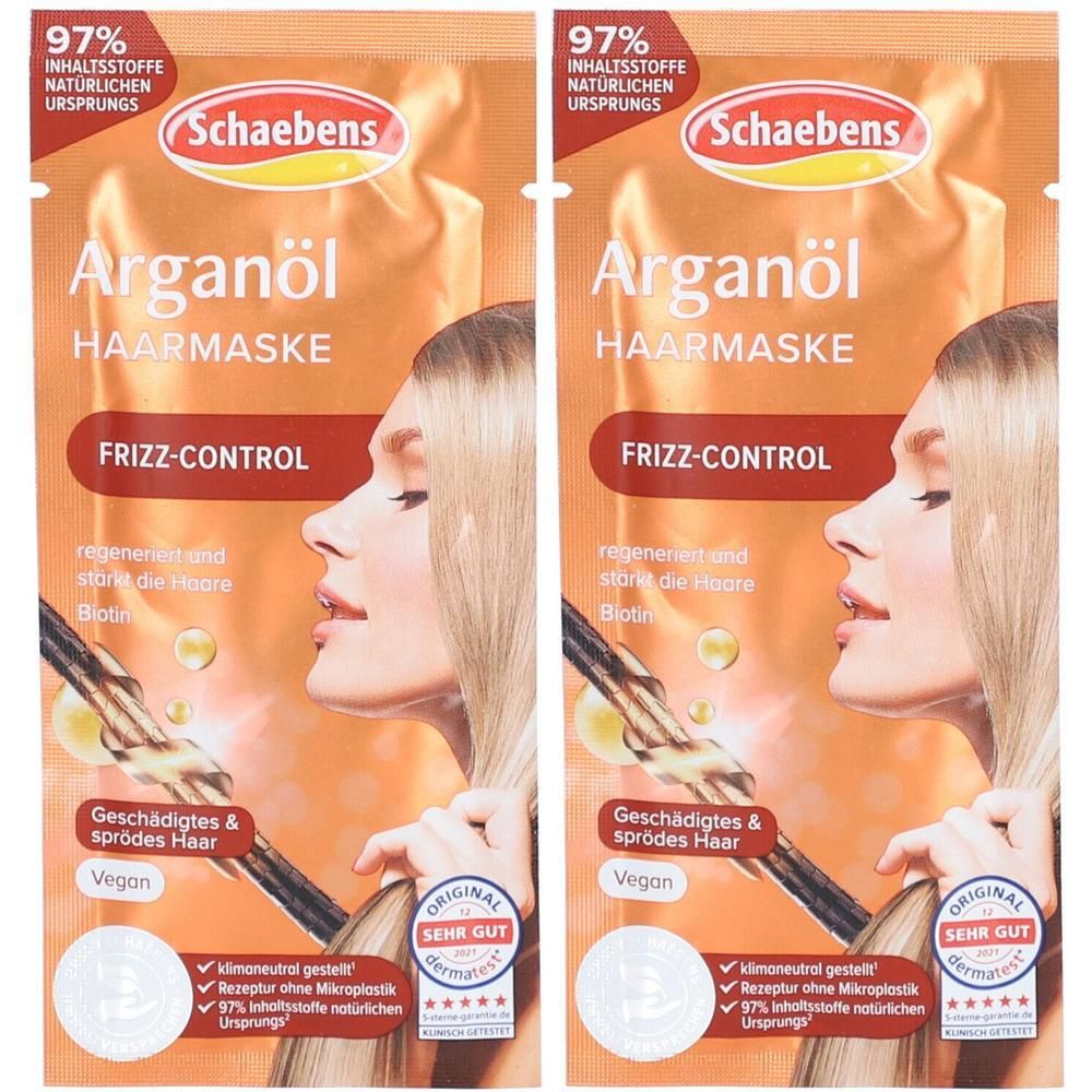 Schaebens Argan-Öl Haarmaske 2x 2x1 St Haarspülung
