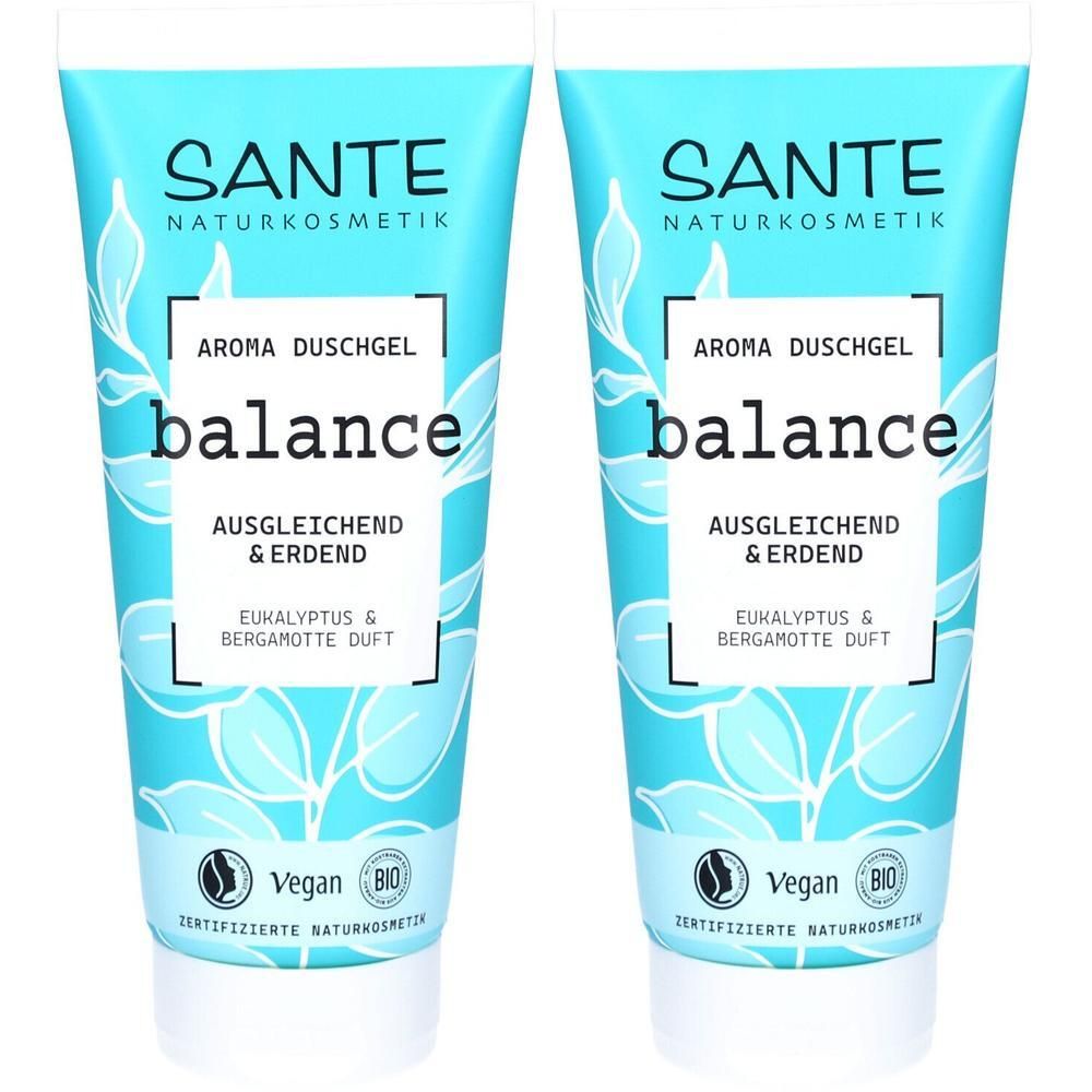 Balance Aroma Duschgel Bio-Aloe Vera & Mandelöl 2x 2x200 ml