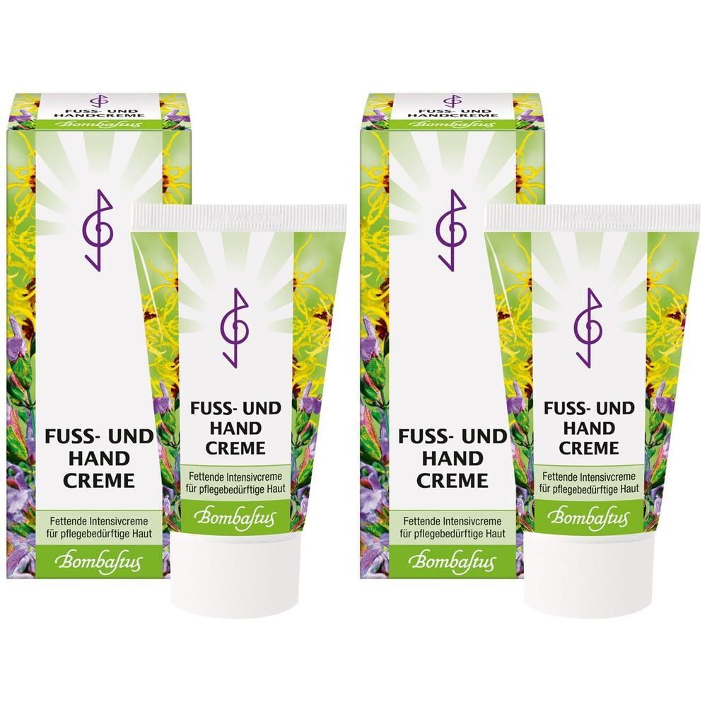 Fuss- UND Handcreme 2x 2x75 ml Creme