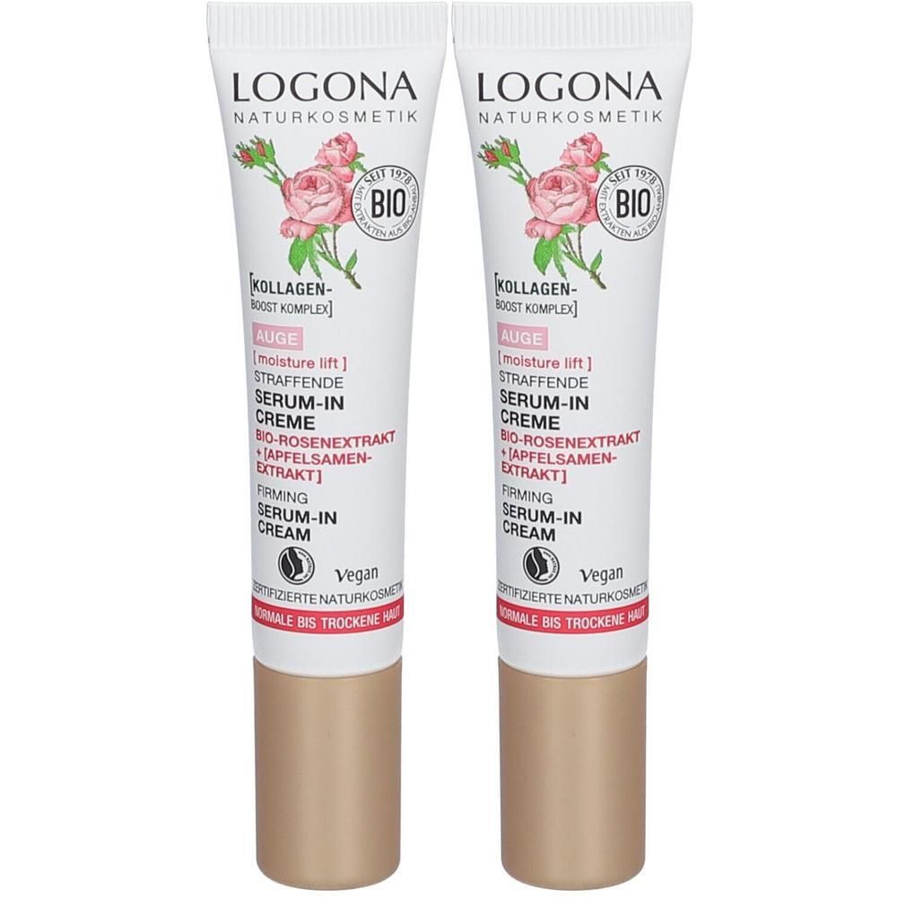 Moisture Lift straff.Serum in-Creme Bio-Rose 2x 2x15 ml Augencreme