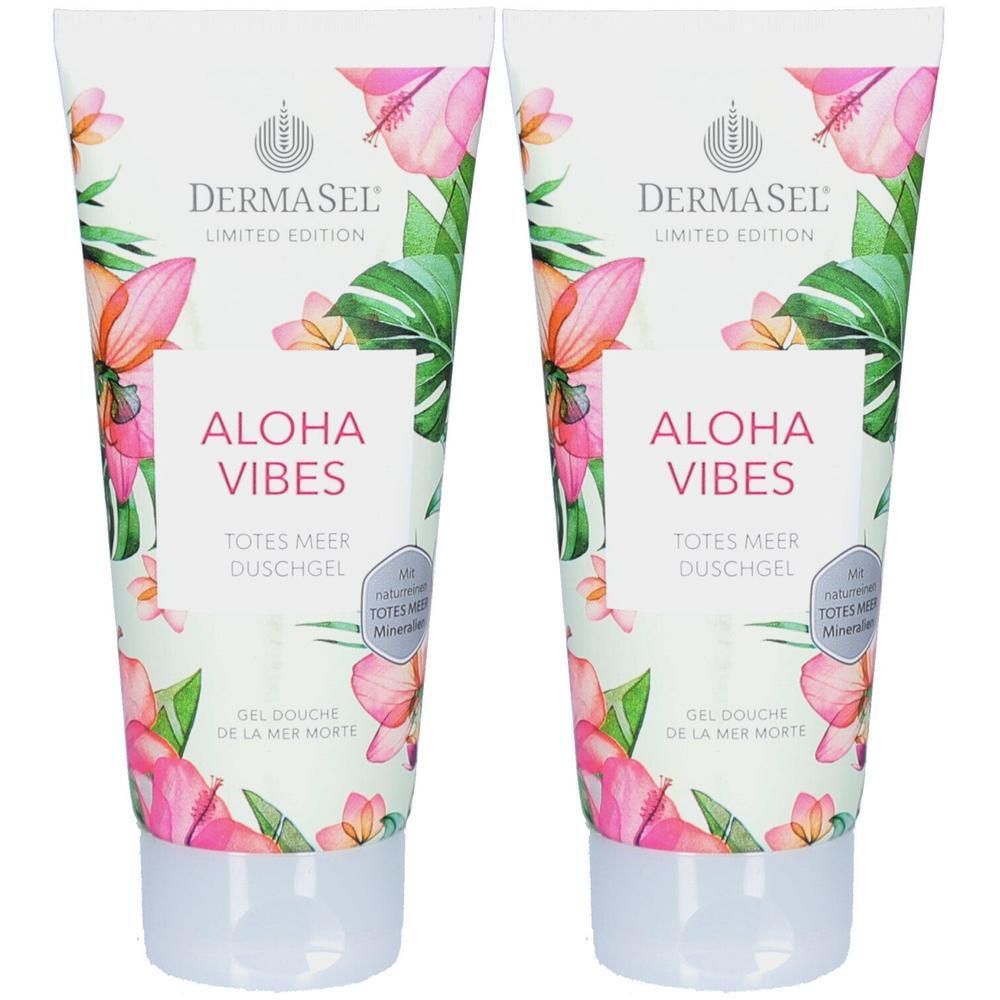 Dermasel Totes Meer Duschgel Aloha Vibes lim.Ed. 2x 2x100 ml