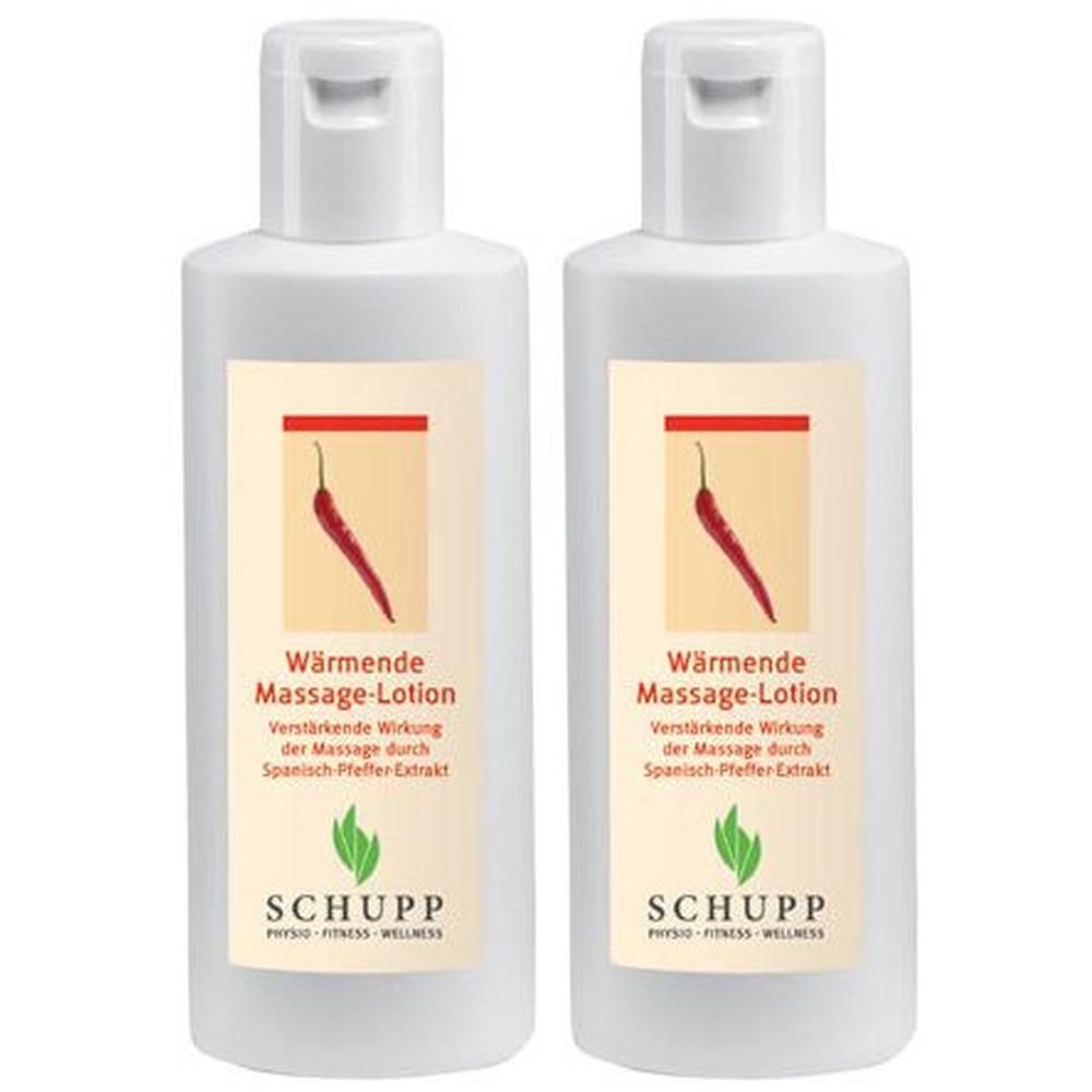 Massage-Lotion wärmend 2x 2x200 ml Lotion