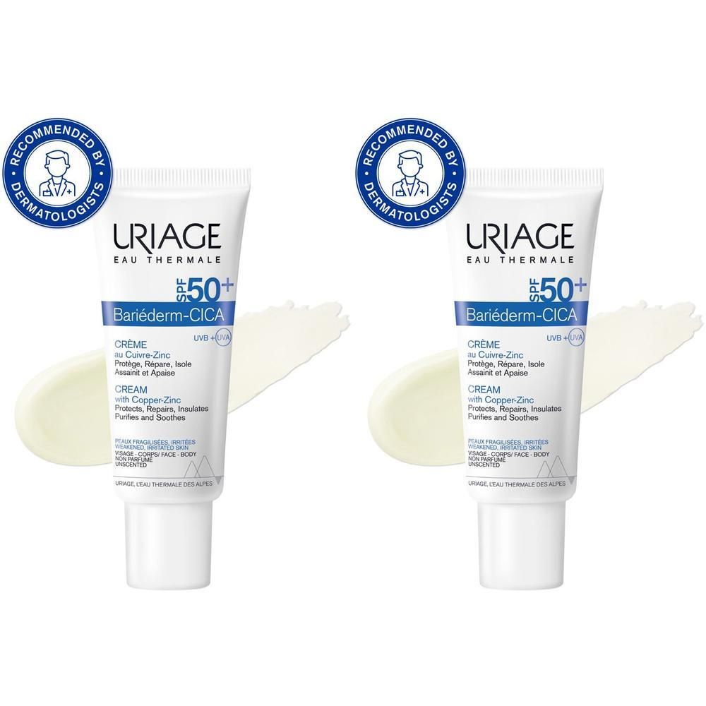 Uriage Bariederm-Cica Creme SPF 50 2x 2x40 ml