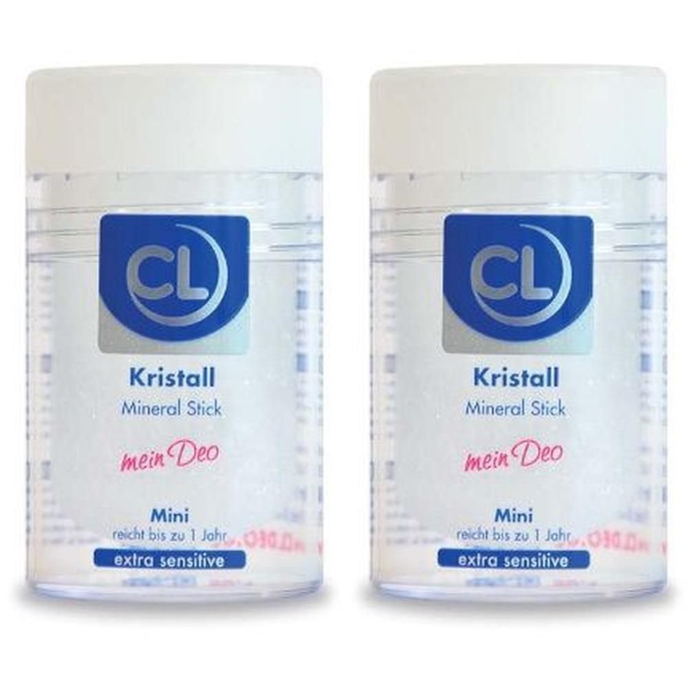 DEO Kristall Mineral Stick 2x 2x80 g Stifte