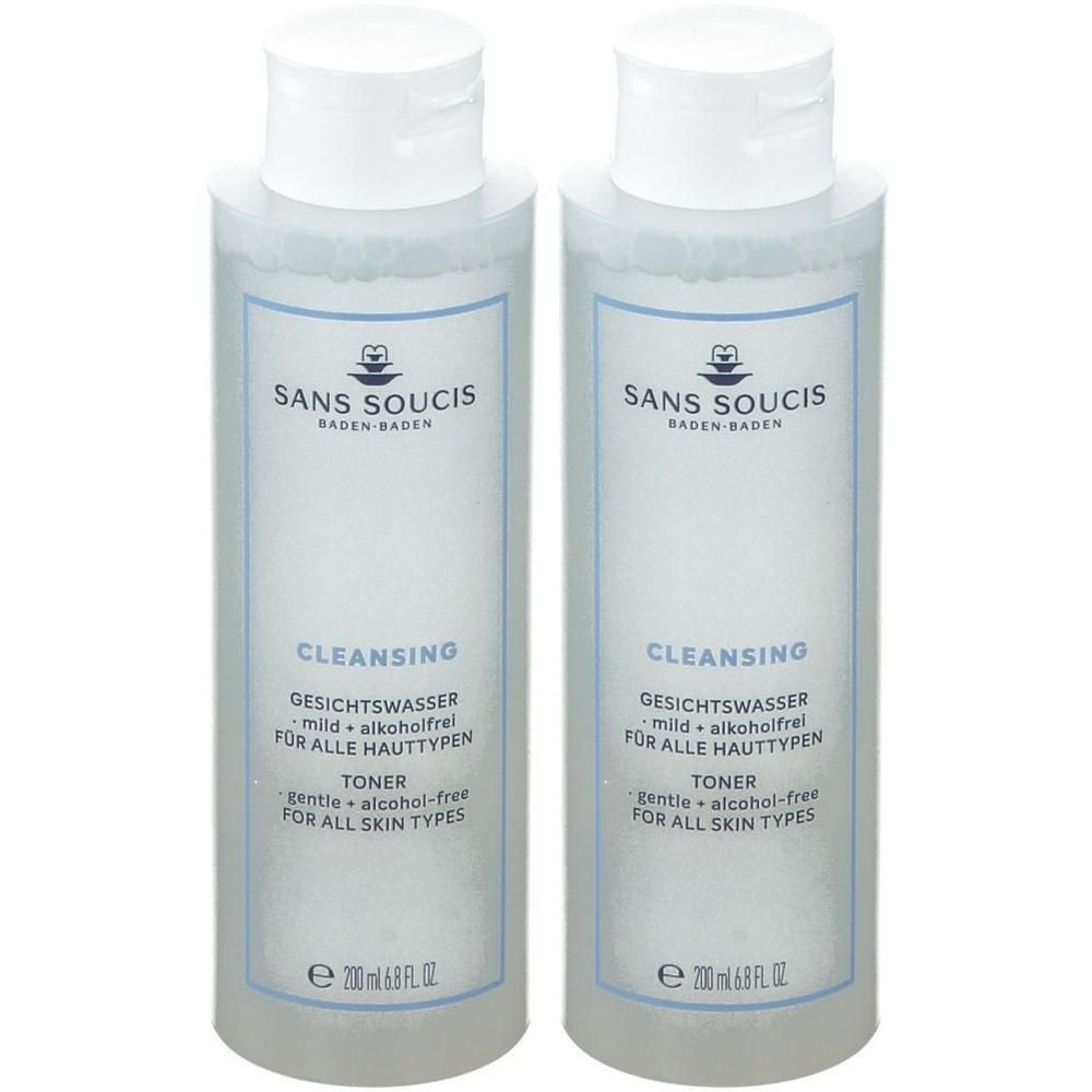 Sans Soucis Cleansing Gesichtswasser ohne Alkohol 2x 2x200 ml
