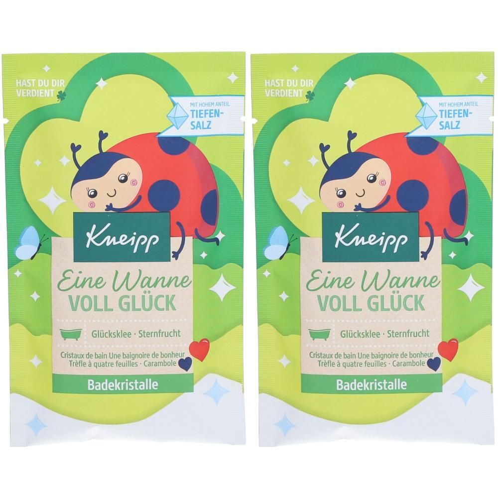 Kneipp Badekristalle Eine Wanne Voll Glück 2x 2x60 g Salz
