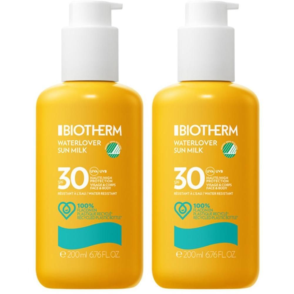 Biotherm Waterlover Sonnenmilch LSF 30 2x 2x200 ml Milch