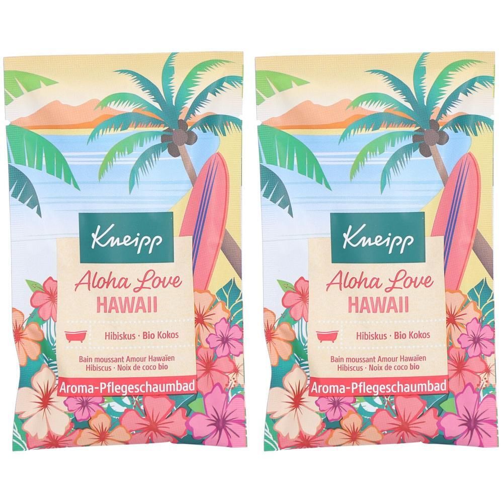 Kneipp Aroma-Pflegeschaumbad Aloha Love Hawaii 2x 2x50 ml Bad