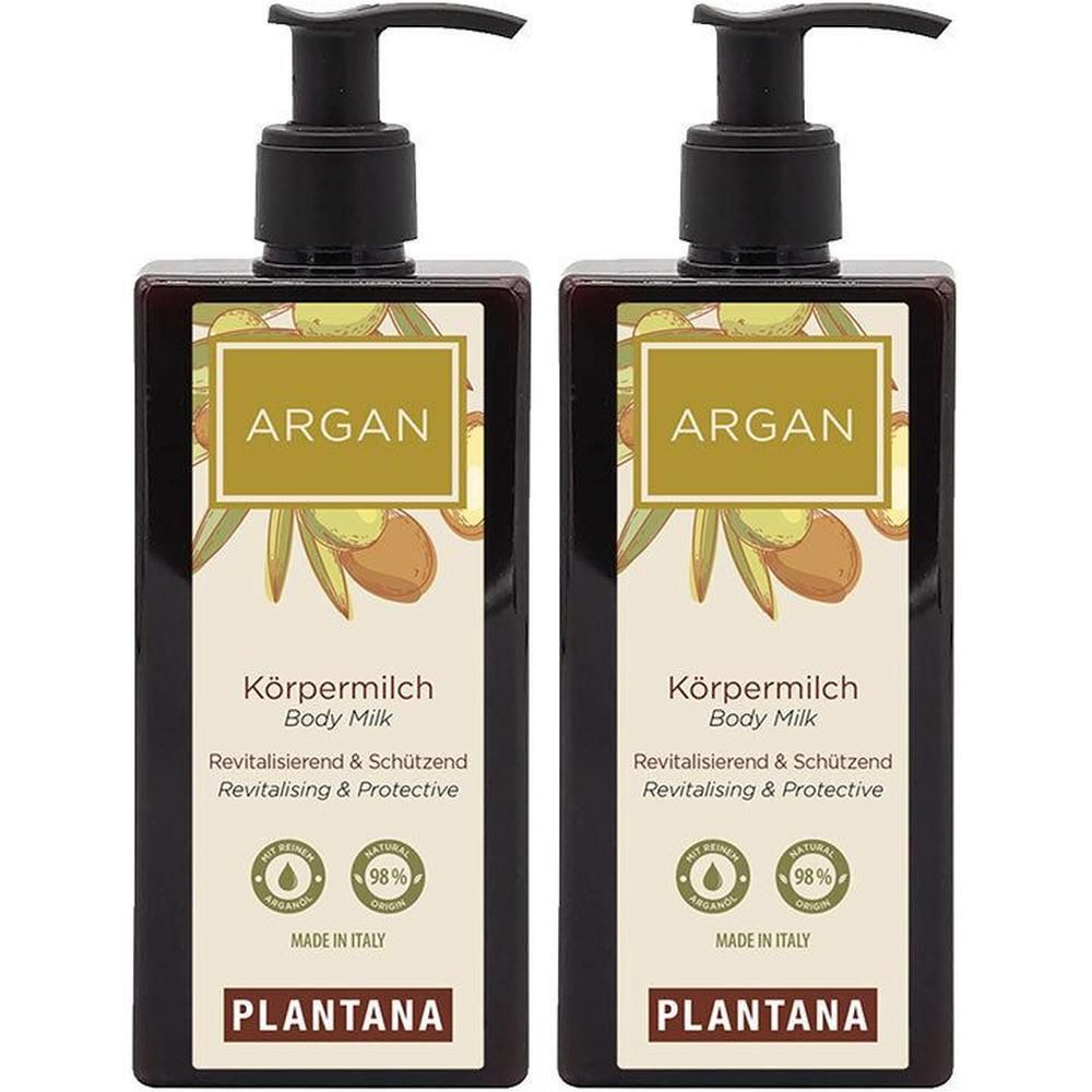 Plantana Argan Körpermilch 2x 2x250 ml Milch