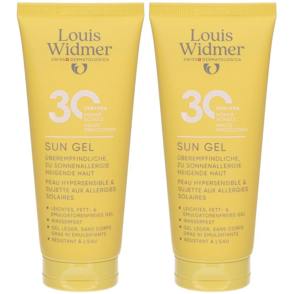 Widmer Sun Gel 30 l.P. 2x 2x100 ml