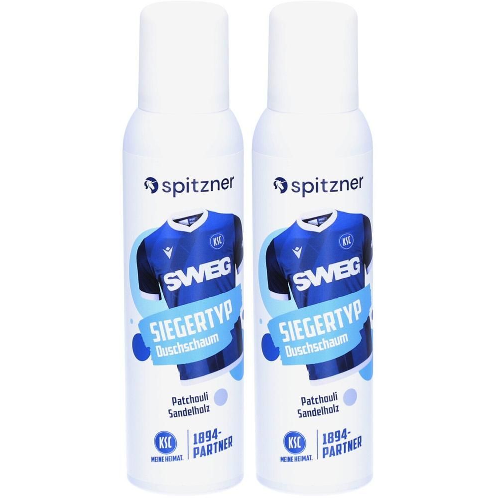 Spitzner Duschschaum Siegertyp 2x 2x150 ml Schaum