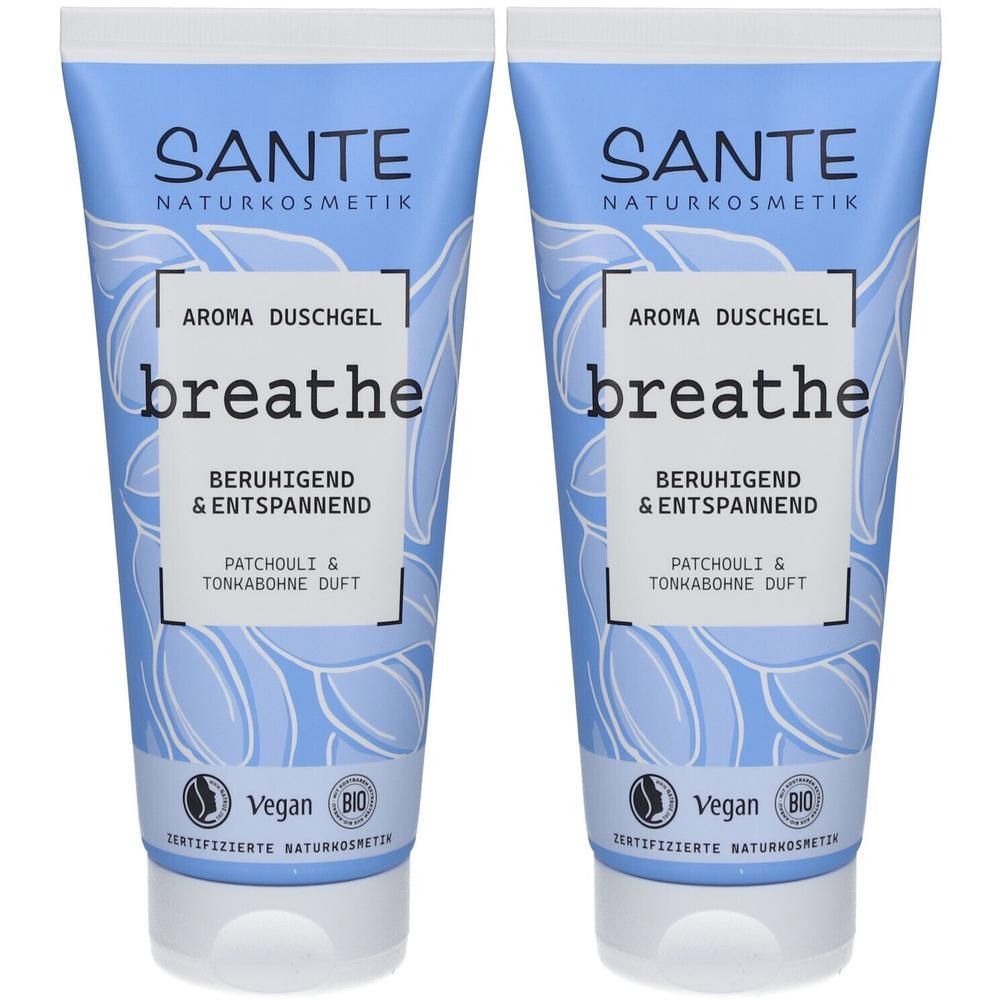 Breathe Aroma Duschgel Patchouli & Tonkabohne 2x 2x200 ml