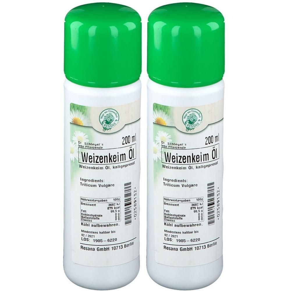Weizenkeimöl 2x 2x200 ml Öl
