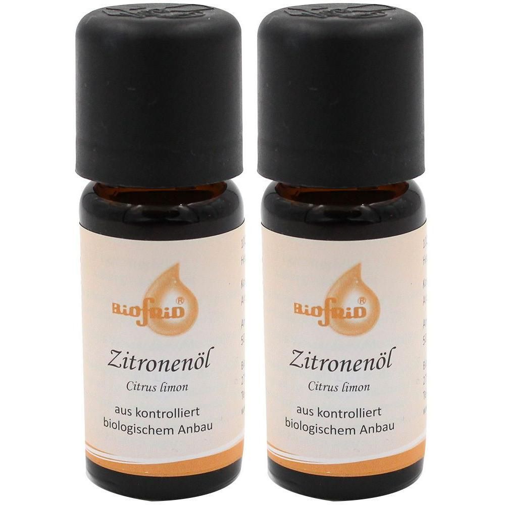 Zitronenöl kbA 2x 2x10 ml Ätherisches Öl