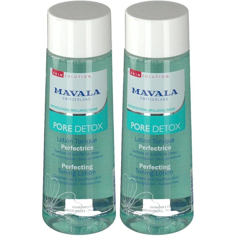 Mavala Pore Detox klärende Gesichtslotion Perfekt. 2x 2x200 ml Flüssigkeit