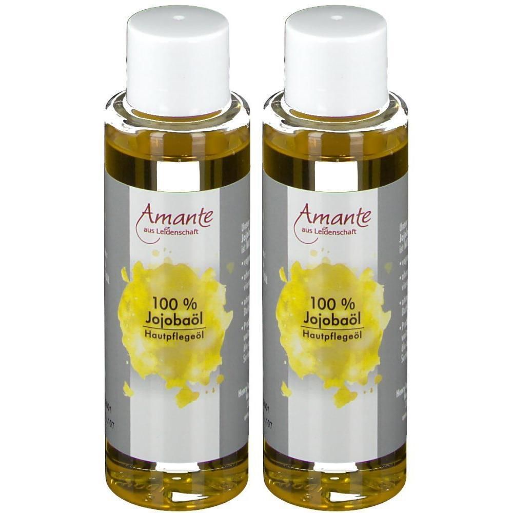 Jojoba ÖL 100% rein Hautpflegeöl Amante 2x 2x100 ml Öl