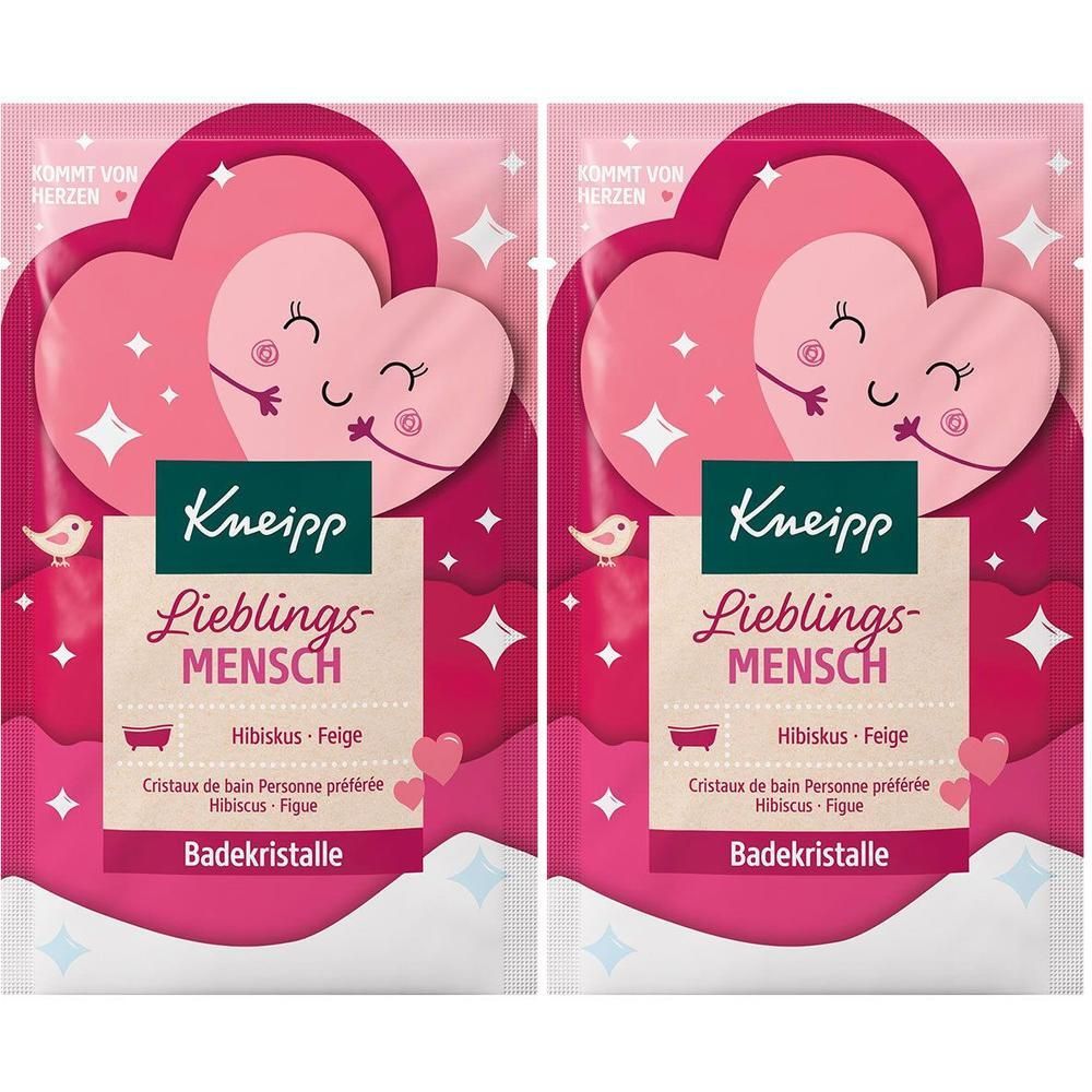 Kneipp Badekristalle Lieblings-Mensch 2x 2x60 g Salz