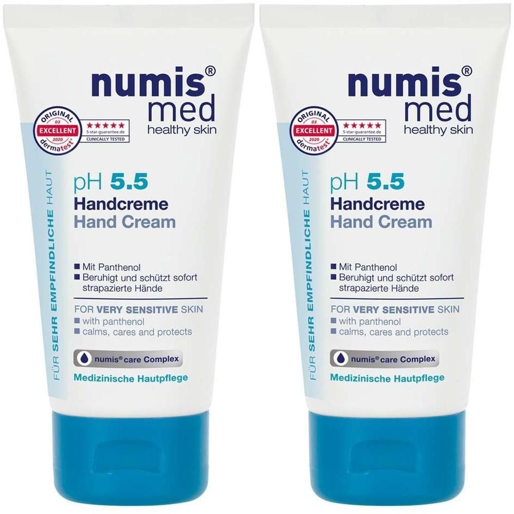 Numis med pH 5,5 Handcreme 2x 2x75 m Creme