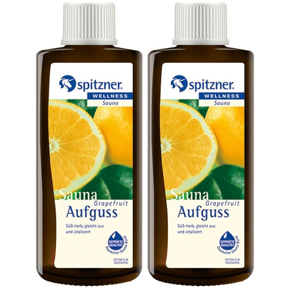 Spitzner Saunaaufguss Grapefruit Wellness 2x 2x190 ml Konzentrat