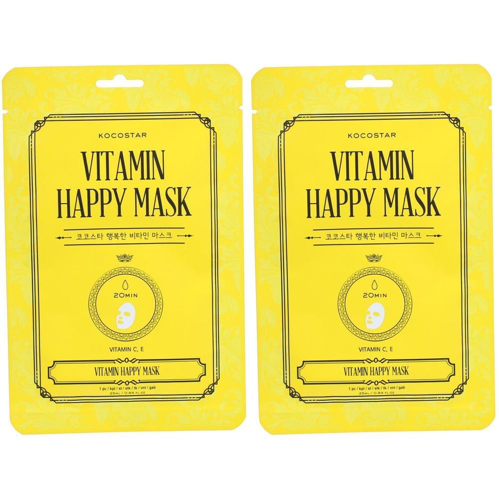Kocostar Vitamin Happy Mask 2x 2x1 St
