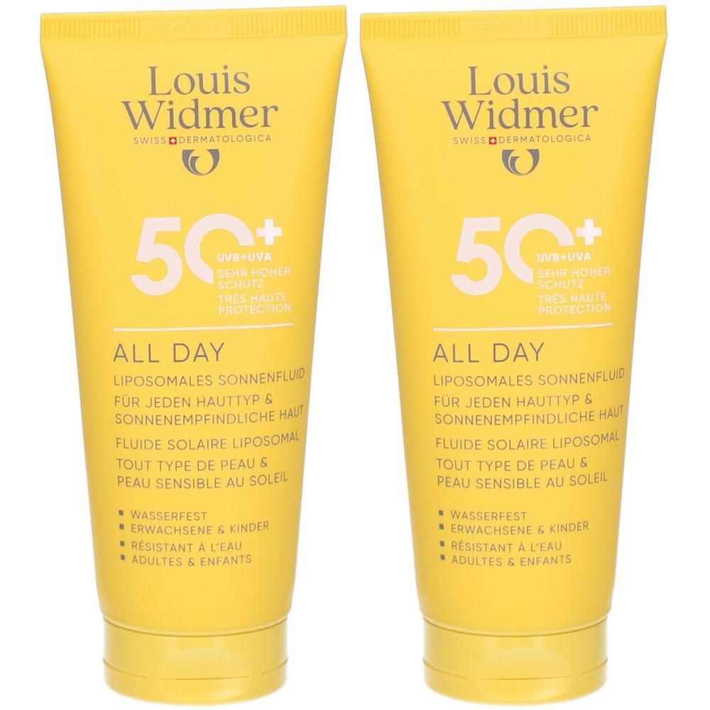 Widmer Sun All Day UV 50+ l.P. 2x 2x100 ml Emulsion