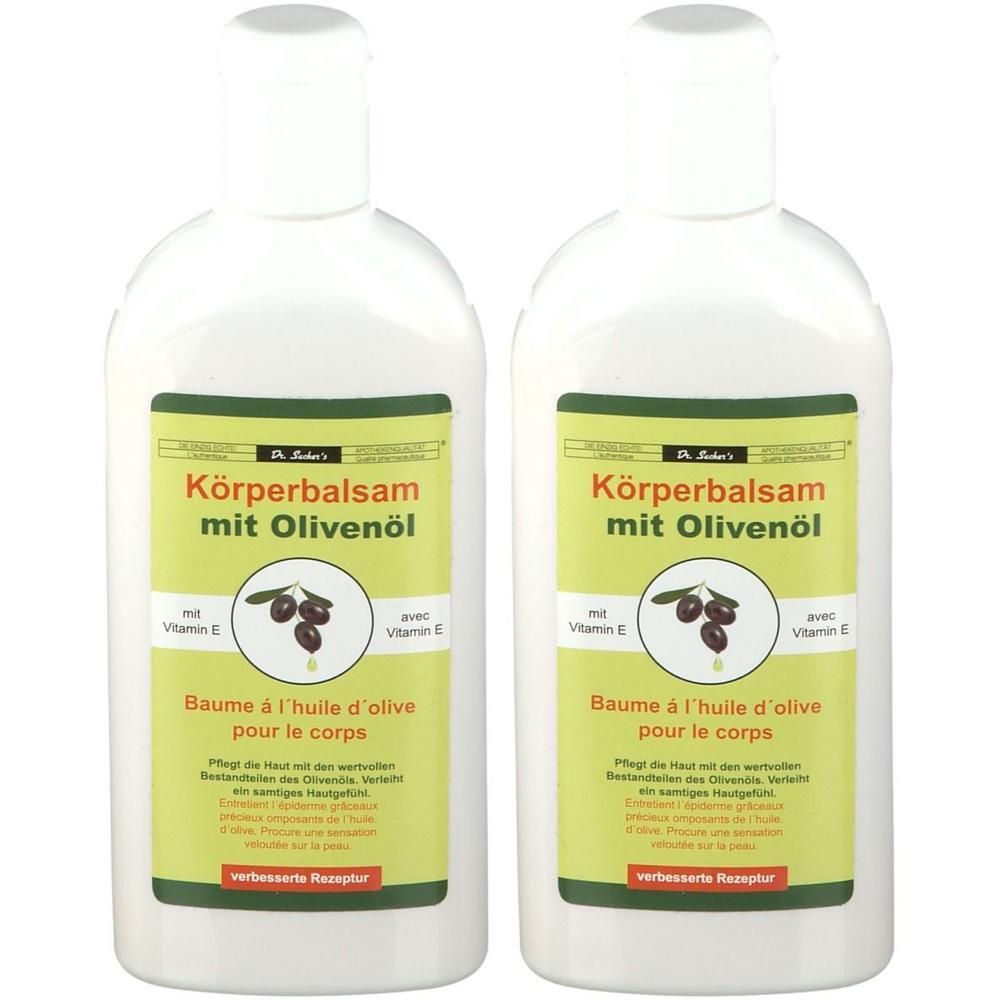 Olivenöl Körperbalsam mit Vitamin E 2x 2x250 ml Balsam