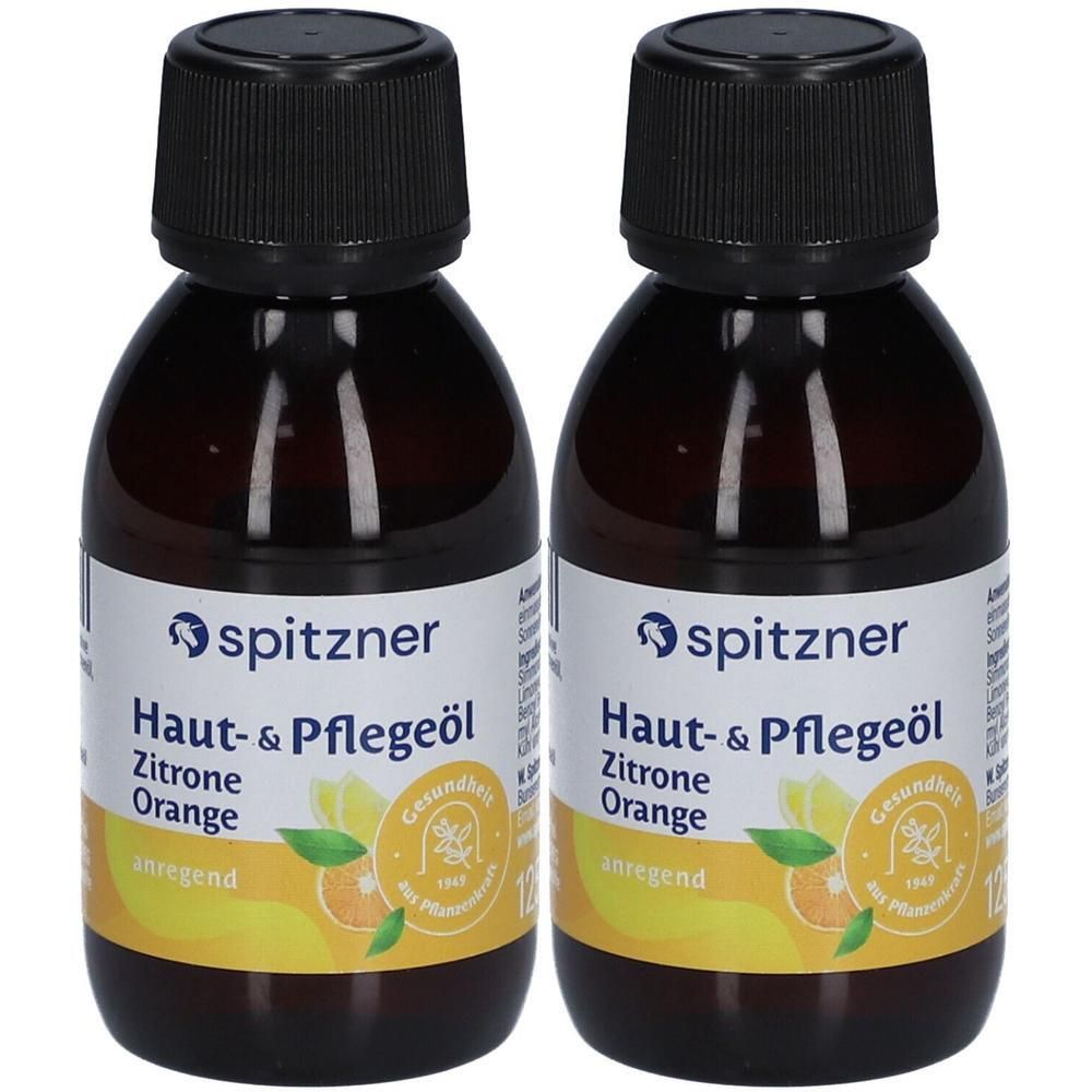 Spitzner Haut- u.Pflegeöl Zitrone-Orange 2x 2x125 ml Öl