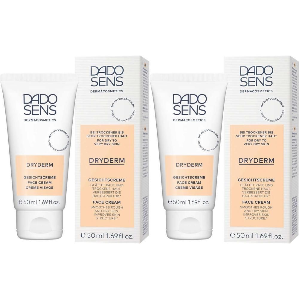 Dado Sens Dryderm Gesichtscreme 2x 2x50 ml Creme