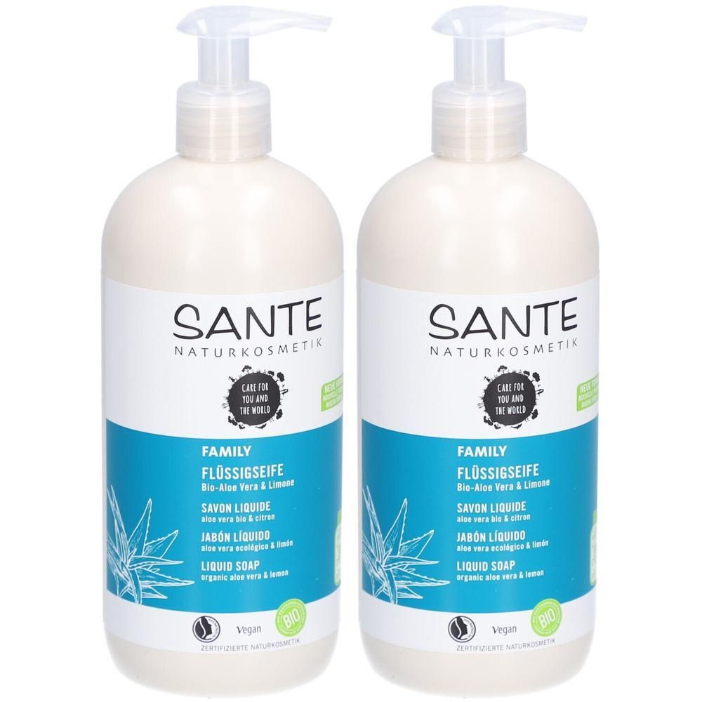 Sante Family Handseife Aloe & Limone 2x 2x500 ml Flüssigseife