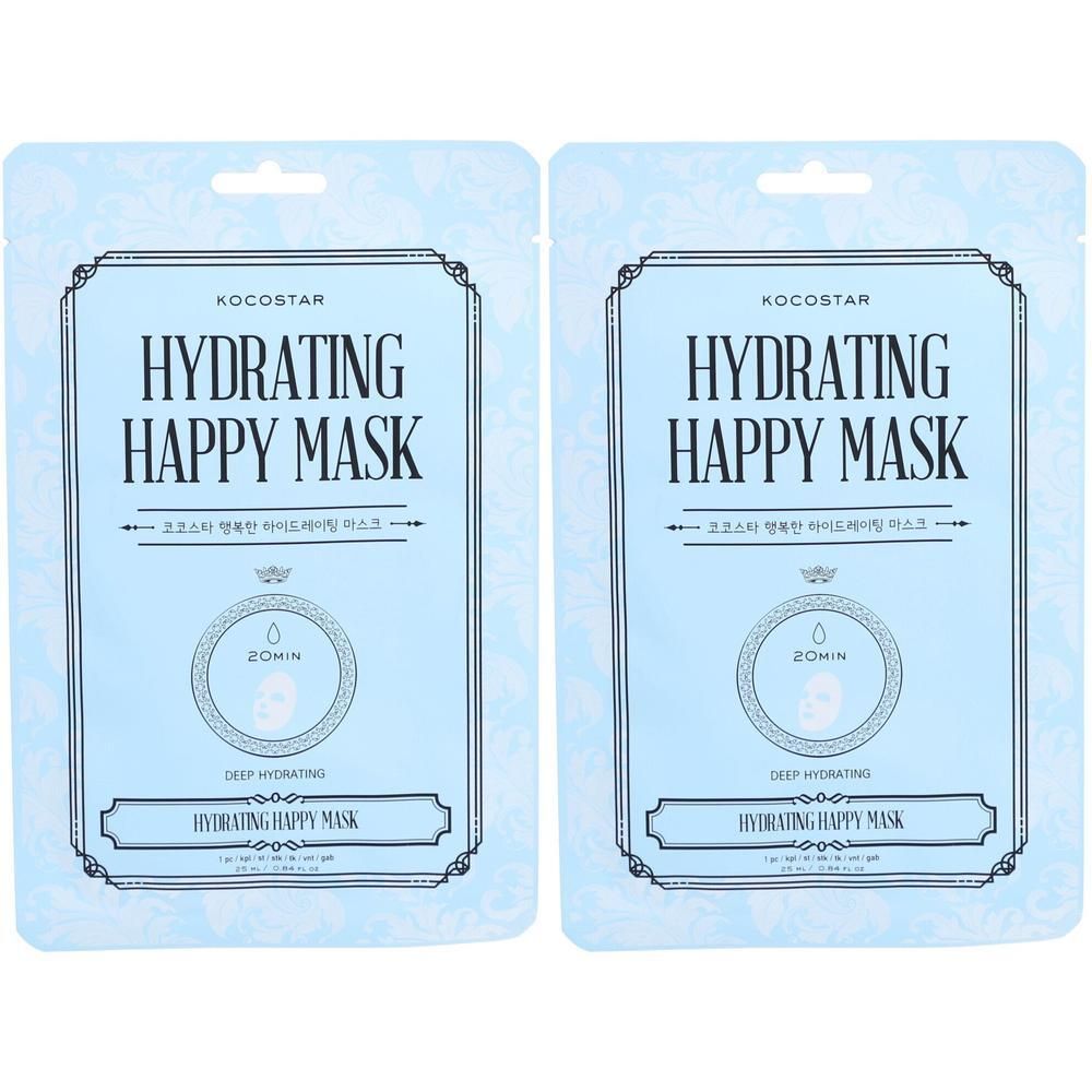 Kocostar Hydrating Happy Mask 2x 2x1 St